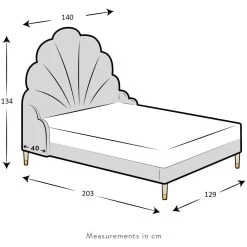 Cherry Tree Furniture ARIEL Pink Crushed Velvet Upholstered Kid's Princess Bed With Scalloped Headboard 13 Cherry Tree Furniture ARIEL Pink Crushed Velvet Upholstered Kid's Princess Bed With Scalloped Headboard -Garden Store 51Jzm Rs8EL. AC SL1000 3a176e77 6725 46b5 8022 e3de87efeb12