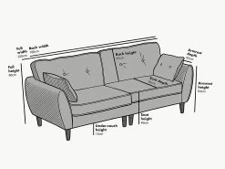 Brooks Fabric Sofa Range In Stone Beige -Garden Store 81gtYmY0VuL. AC SL1500