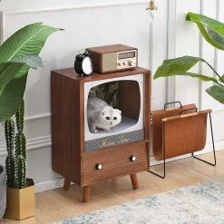 Vintage Style TV Cat Condo -Garden Store 91Muf2MdQPL. AC SL1500 c2e690fb 3283 43b0 966f 82a81b8a0258