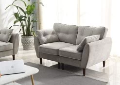Brooks Fabric Sofa Range In Stone Beige -Garden Store 91plj474InL. AC SL1500
