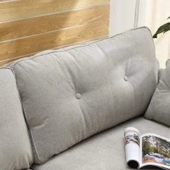 Brooks Fabric Sofa Range In Stone Beige -Garden Store 91y8fx7DR L. AC SL1500