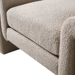 Hampstead Taupe Boucle Curved Armchair -Garden Store ACH 2161 TAUPE BOUCLE detail3