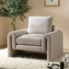 Hampstead Taupe Boucle Curved Armchair -Garden Store ACH 2161 TAUPE BOUCLE main