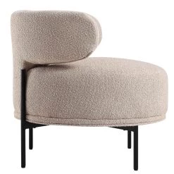 Penn Taupe Boucle Wing Back Accent Chair -Garden Store ACH 750 TAUPE BOUCLE WB4