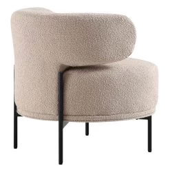 Penn Taupe Boucle Wing Back Accent Chair -Garden Store ACH 750 TAUPE BOUCLE WB5