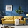 Hanney 3-Seater Chesterfield Sofabed In Mustard Yellow Velvet -Garden Store AYSF 011 MUSTARD VEL main 6e63ffed d456 498b a04d 1aff6e6bd3dd
