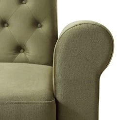Hanney Chesterfield Chaise Sofabed In Moss Green Velvet -Garden Store AYSF 012 MOSSGREEN VEL detail3