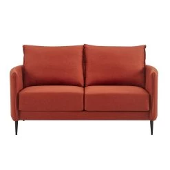 Bari Burnt Ochre Fabric Sofa -Garden Store AYSF 08 ORANGEFAB 2ST 1