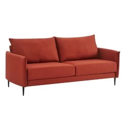 Bari Burnt Ochre Fabric Sofa -Garden Store AYSF 08 ORANGEFAB 3ST 2