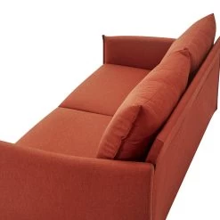 Bari Burnt Ochre Fabric Sofa -Garden Store AYSF 08 ORANGEFAB detail2