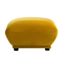 Gianni Pouffe, Goldenrod Velvet -Garden Store BOSF 9678 GOLD VEL STOOL WB1