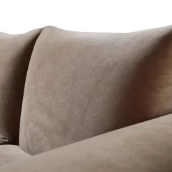 Gianni Two Seater Sofa, Mink Velvet -Garden Store BOSF 9678 TAUPE VEL 2ST detail2