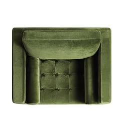 Henrietta Armchair, Moss Green Velvet -Garden Store BOSF 9680 FERN VEL 1ST WB3
