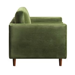 Henrietta Armchair, Moss Green Velvet -Garden Store BOSF 9680 FERN VEL 1ST WB5