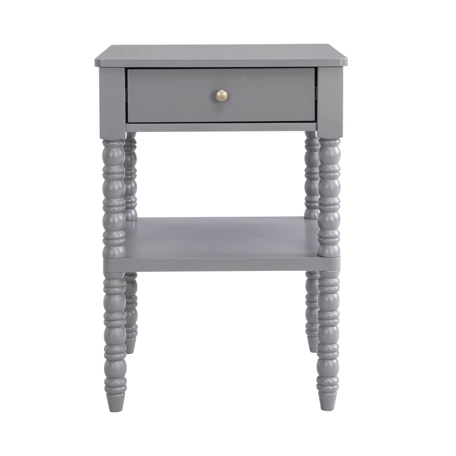 Aldwinke Dark Grey Bobbin 1 Drawer Side Table 5 Aldwinke Dark Grey Bobbin 1 Drawer Side Table - Image 3