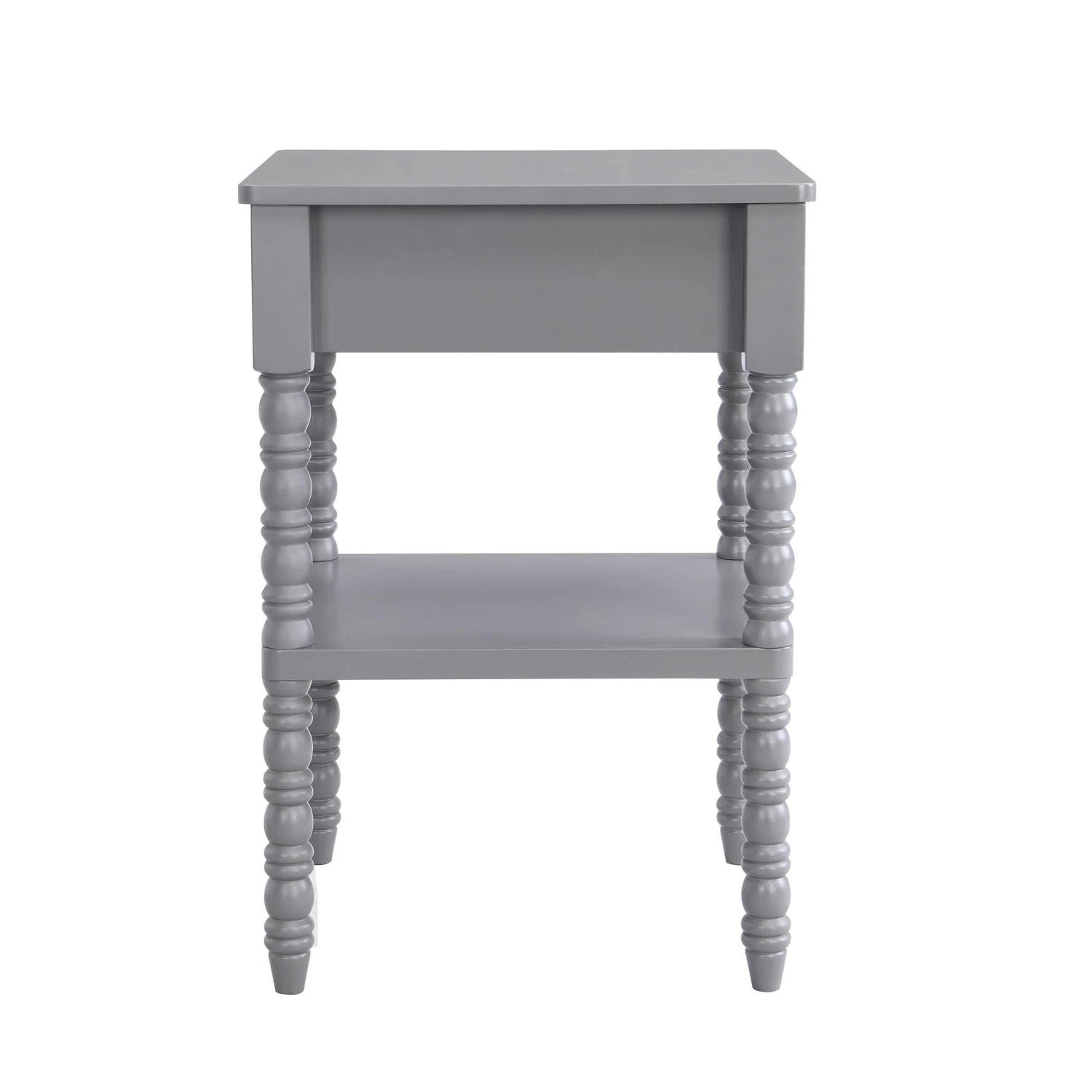 Aldwinke Dark Grey Bobbin 1 Drawer Side Table 9 Aldwinke Dark Grey Bobbin 1 Drawer Side Table - Image 7