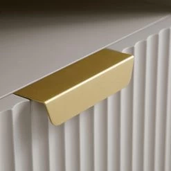 Richmond Ridged 120cm Wide TV Media Unit, Matte Taupe 25 Richmond Ridged 120cm Wide TV Media Unit, Matte Taupe -Garden Store BSD 106 TAUPE detail4