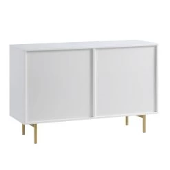 Richmond Ridged Wide Chest Of 6 Drawers, Matte White 21 Richmond Ridged Wide Chest Of 6 Drawers, Matte White -Garden Store BSD 107 WHITE WB5
