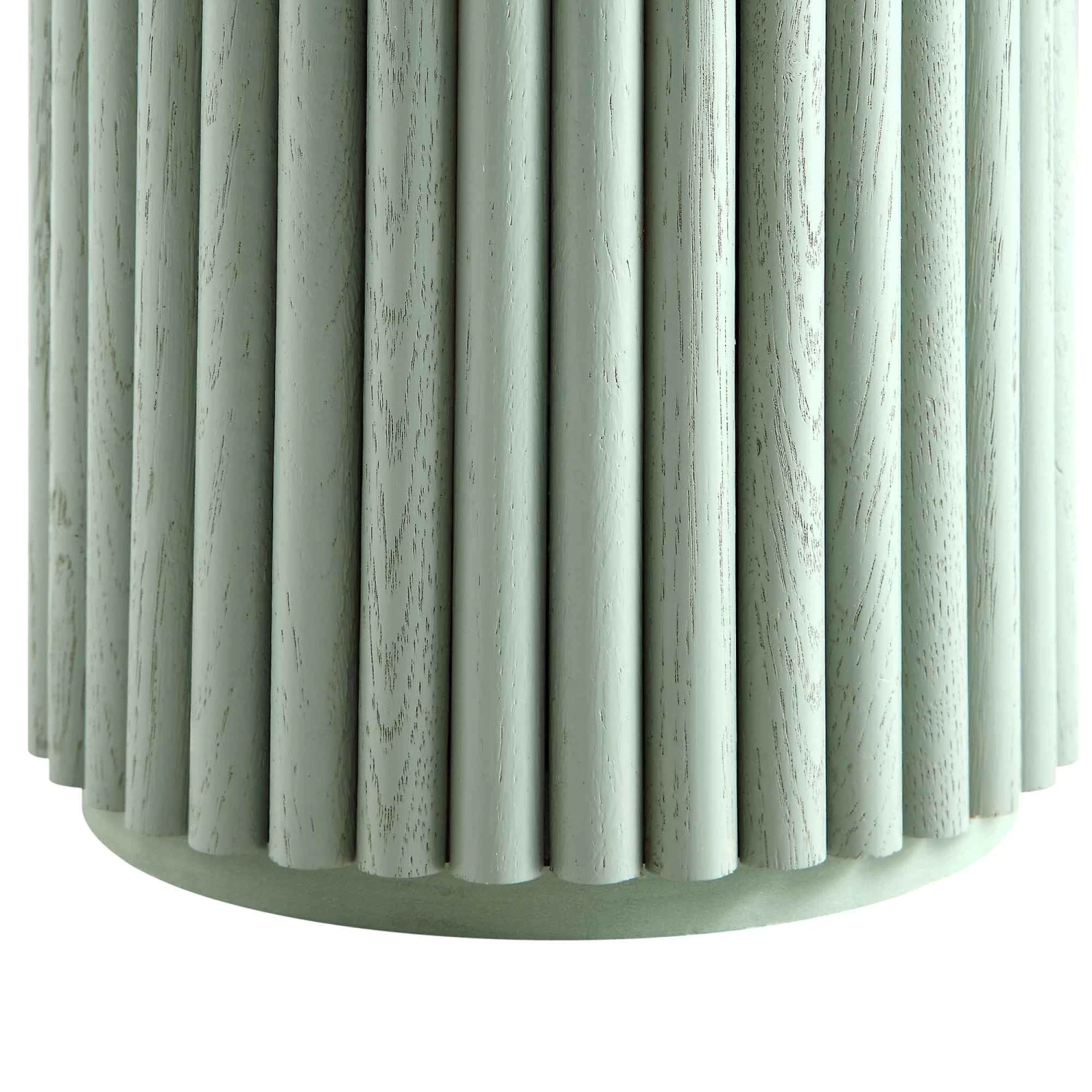 Maru Oak Round Side Table, Sage Green 11 Maru Oak Round Side Table, Sage Green - Image 9