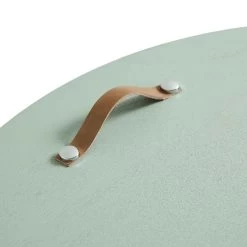 Maru Oak Round Coffee Table With Storage, Sage Green -Garden Store BSD 140 SAGE detail4