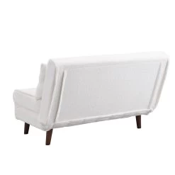 Algo Sofabed With Cushions In Beige Teddy Fabric 2 Seater -Garden Store D021B BEIGE TEDDY WB8