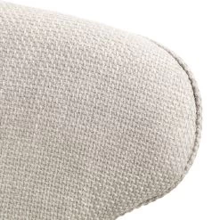 Langham Set Of 2 Oatmeal Woven Fabric Carver Dining Chairs With Fluted Back 27 Langham Set Of 2 Oatmeal Woven Fabric Carver Dining Chairs With Fluted Back -Garden Store DCH 2143 TAUPE WOV 2P detail2