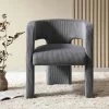 Greenwich Grey Corduroy Dining Chair -Garden Store DCH 2159 GREY CORD scene1