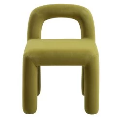 Libby Olive Green Velvet Dining Chair 17 Libby Olive Green Velvet Dining Chair -Garden Store DCH 2160 OLIVE VEL WB1