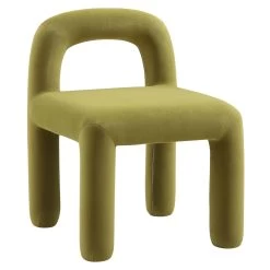 Libby Olive Green Velvet Dining Chair 15 Libby Olive Green Velvet Dining Chair -Garden Store DCH 2160 OLIVE VEL WB2