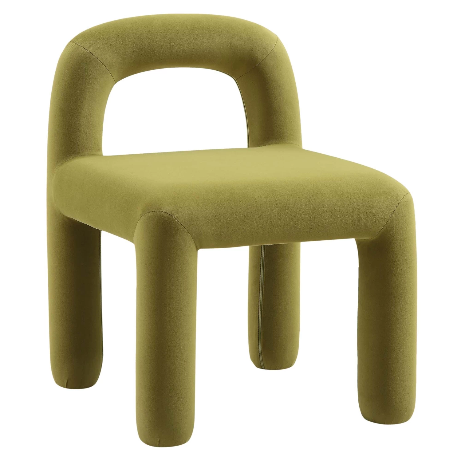 Libby Olive Green Velvet Dining Chair 5 Libby Olive Green Velvet Dining Chair - Image 3