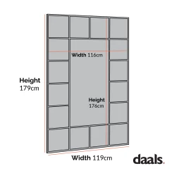 Herbert Full Length Metal Frame Window Mirror 180 X 120 Cm, Black -Garden Store DImensioncal Drawings Feb 2023 MIRR 019 3eefbd4c 27f8 4b04 be3d 6f56dc6345c6