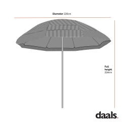 2.2M Thatch Patio Tiki Straw Parasol With Aluminium Tilt 16 2.2M Thatch Patio Tiki Straw Parasol With Aluminium Tilt -Garden Store Dimensional Drawings APR 2023 TIKIPARASOL