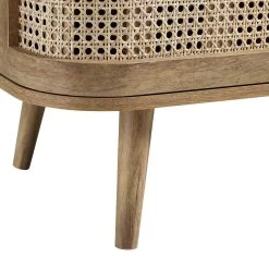 Izzy Curved Rattan 160cm Wide TV Unit, Natural -Garden Store FT LGTV 04 NAT detail5