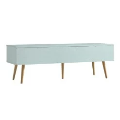 Anya Woven Rattan 3-Drawer TV Unit In Mint -Garden Store FT TV 001 SAGE WB4