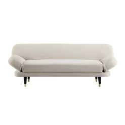 Solna 2-Seater Sofa Bed, Champagne Velvet -Garden Store GCSF 2277 CHAMP VEL WB1
