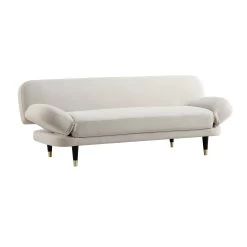 Solna 2-Seater Sofa Bed, Champagne Velvet -Garden Store GCSF 2277 CHAMP VEL WB2