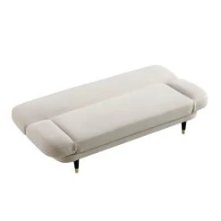 Solna 2-Seater Sofa Bed, Champagne Velvet -Garden Store GCSF 2277 CHAMP VEL WB7