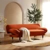 Solna 2-Seater Sofa Bed, Rust Velvet 2 Solna 2-Seater Sofa Bed, Rust Velvet -Garden Store GCSF 2277 RUST VEL main