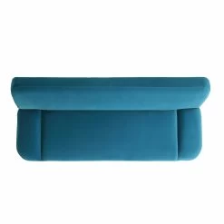 Solna 2-Seater Sofa Bed, Teal Velvet -Garden Store GCSF 2277 TEAL VEL WB5