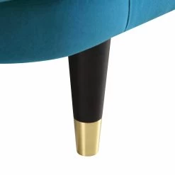 Solna 2-Seater Sofa Bed, Teal Velvet -Garden Store GCSF 2277 TEAL VEL detail2