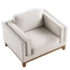 Dipley Champagne Velvet Sofa, 1-Seater -Garden Store GCSF 2339 CHAMP VEL 1ST WB4