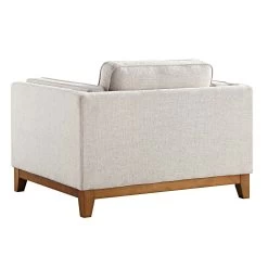 Dipley Oatmeal Fabric Sofa, 1-Seater -Garden Store GCSF 2339 OAT WOV 1ST WB6