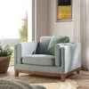 Dipley Sage Fabric Sofa, 1-Seater 1 Dipley Sage Fabric Sofa, 1-Seater -Garden Store GCSF 2339 SAGE WOV 1ST scene1
