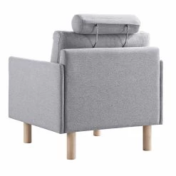 Timber Grey Marl Fabric Armchair -Garden Store GCSF 2348 GREY FAB 1ST WB5