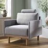 Timber Grey Marl Fabric Armchair -Garden Store GCSF 2348 GREY FAB 1ST main