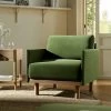 Timber Fern Green Velvet Armchair -Garden Store GCSF 2348 MOSS VEL 1ST main