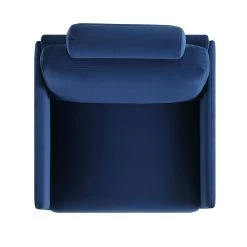 Timber Navy Blue Velvet Armchair -Garden Store GCSF 2348 NAVY VEL 1ST WB3
