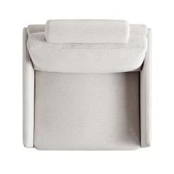 Timber Oatmeal Fabric Armchair -Garden Store GCSF 2348 OAT FAB 1ST WB5