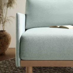 Timber Sage Green Fabric Armchair 19 Timber Sage Green Fabric Armchair -Garden Store GCSF 2348 SAGE FAB 1ST scene4