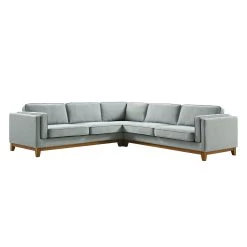 Dipley Sage Woven Fabric Grande Corner Sofa -Garden Store GCSF 2399 SAGE WOV LARGECORNER WB1